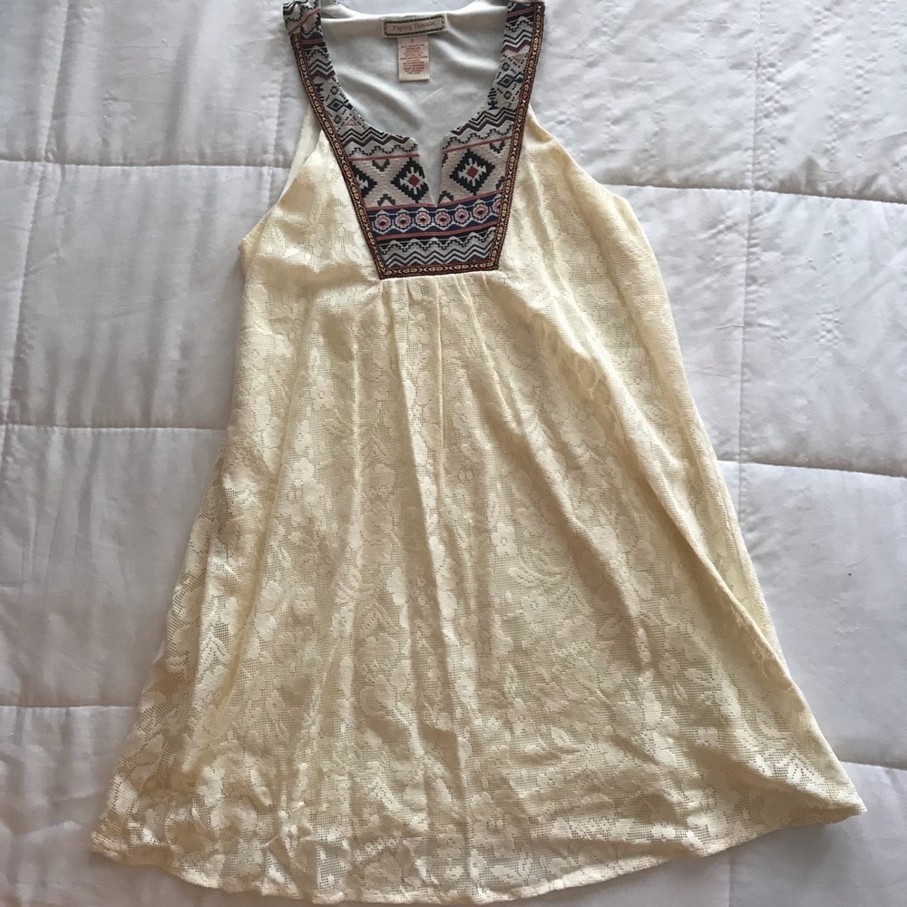 Flying Tomato Aztec and Lace dress